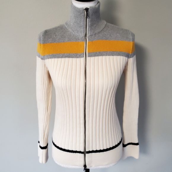 Eddie Bauer Full-length Zip Sweater- Size M - Picture 5 of 8